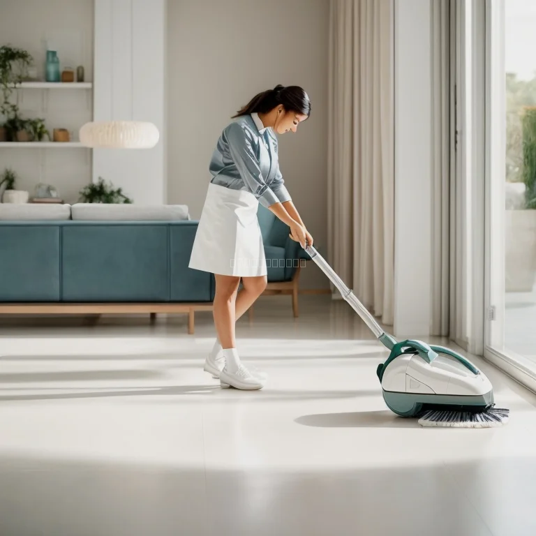 Neatyoの清掃スタッフが作業中